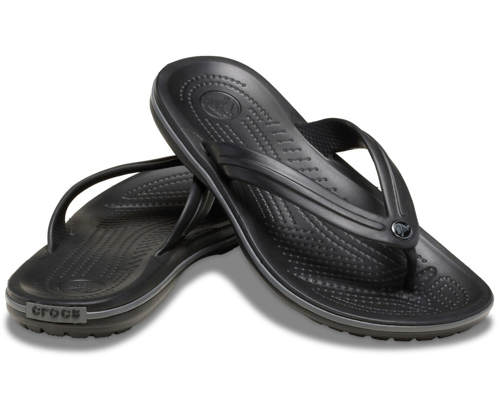 Crocband Black/Slate Grey Unisex Flip