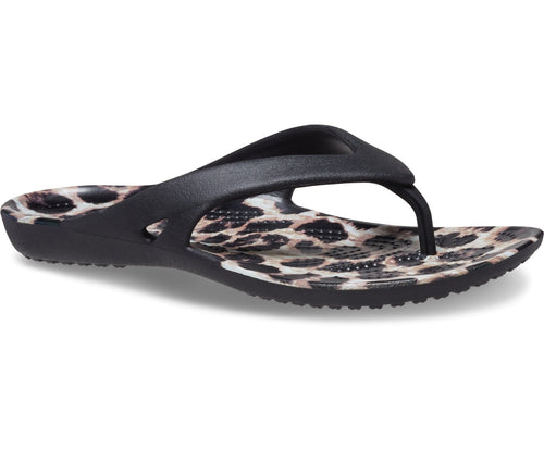 Kadee II Graphic Black/Multi Animal Women Flip