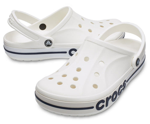 Bayaband White/Navy Unisex Clog