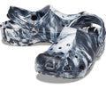 Classic Marbled White/Black Unisex Clog