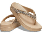 Sloane Glitter Chai/Gold Women Flip