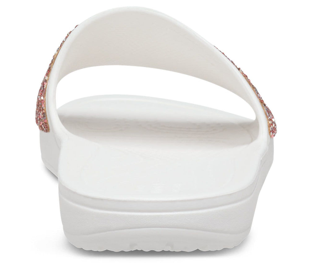 Sloane Glitter Low Oyster/Rose Gold Women Slide