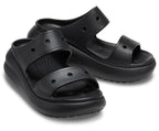 Crush Black Unisex Sandal