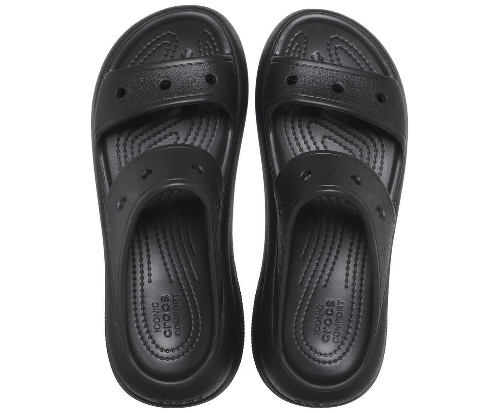 Crush Black Unisex Sandal