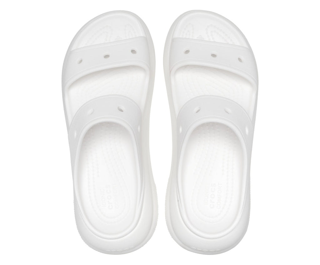 Crush White Unisex Sandal