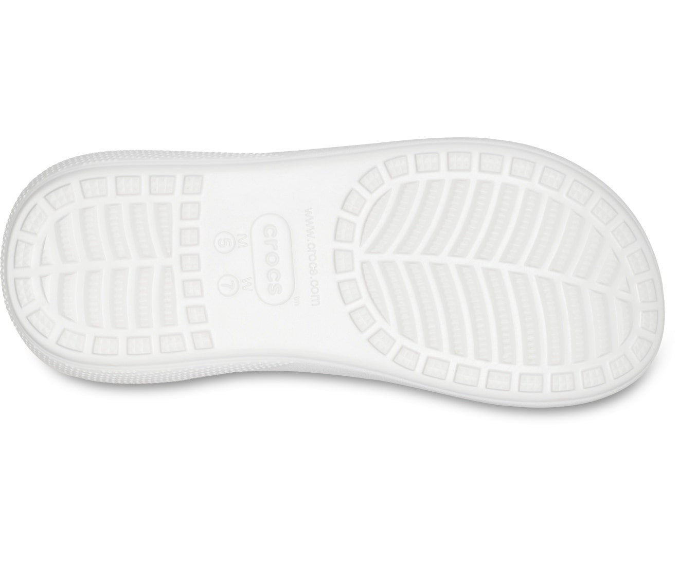 Crush White Unisex Sandal