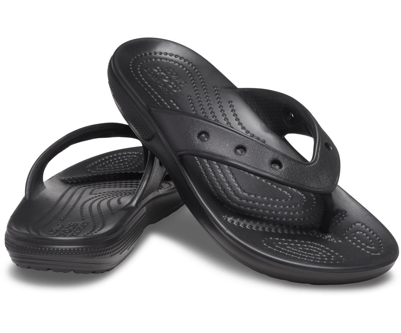 Classic Crocs Black Unisex Flip