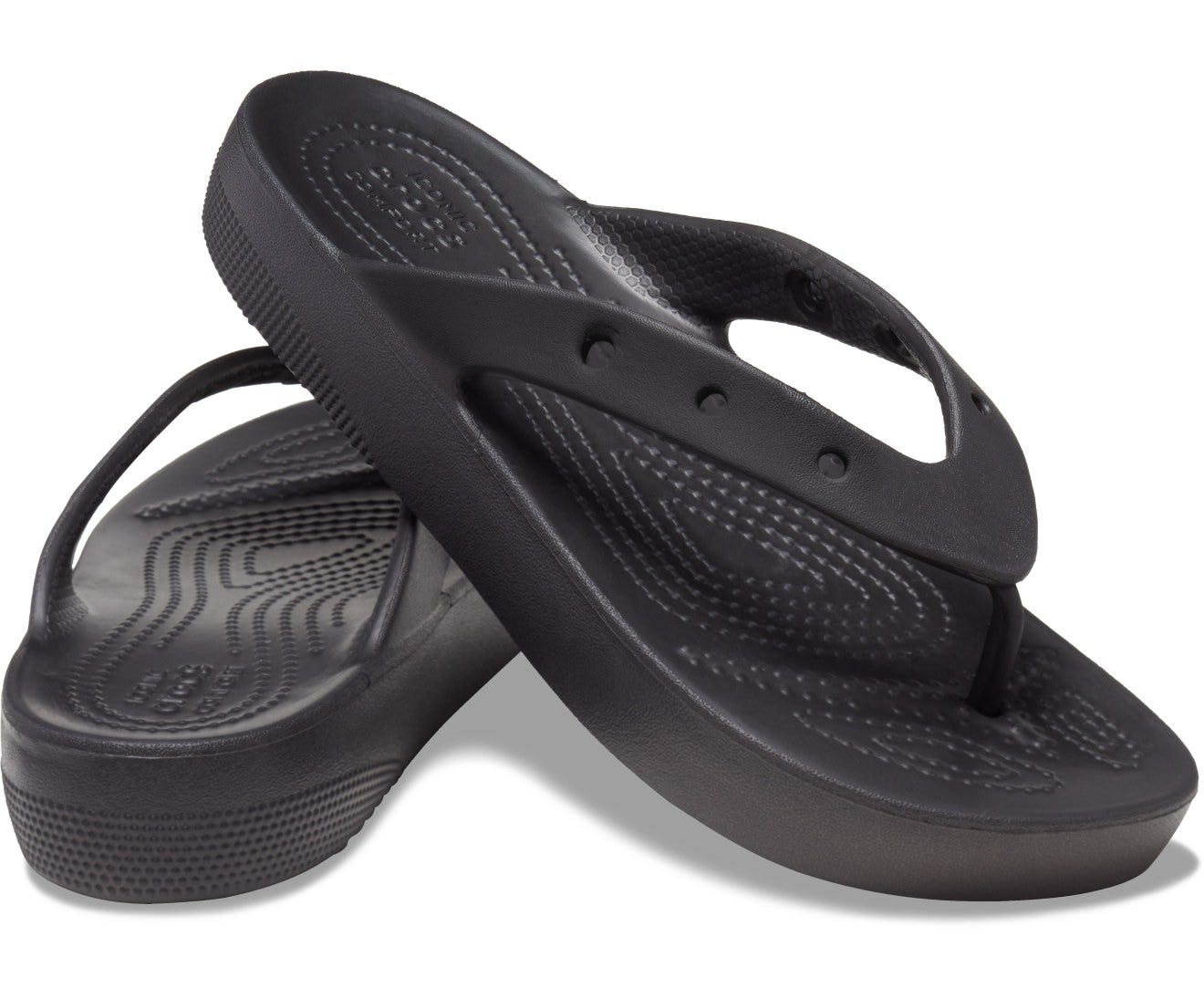 Classic Platform Black Women Flip