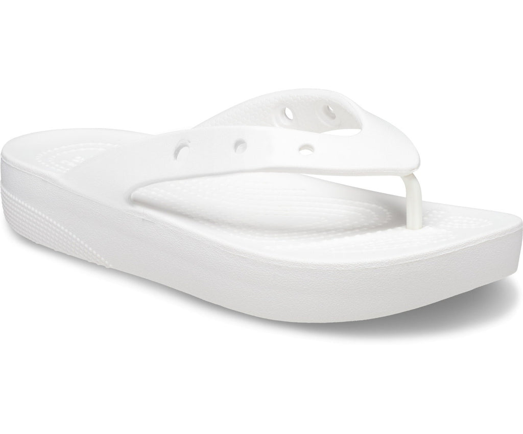 Classic Platform White Women Flip