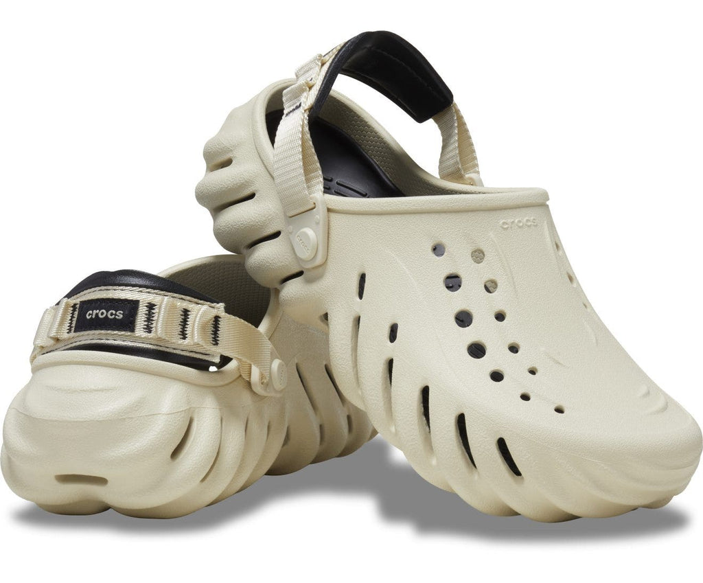 Echo Bone/Black Unisex Clog