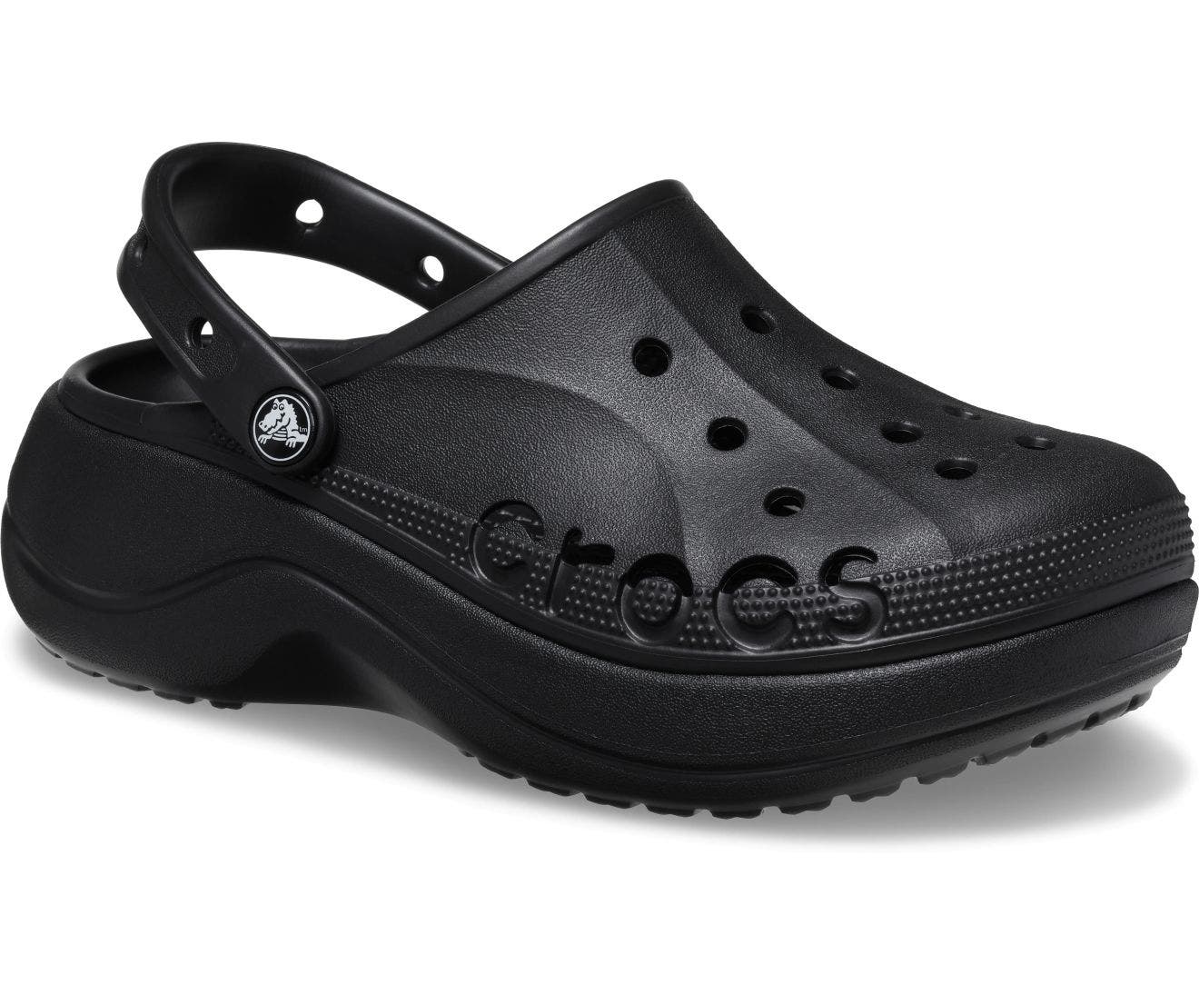 Baya Platform Black Women Clog