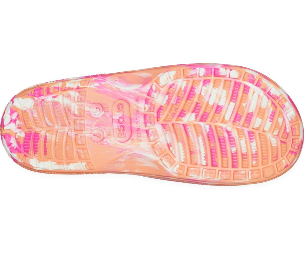 Baya II Marbled Amazon Papaya/Multi Unisex Slide