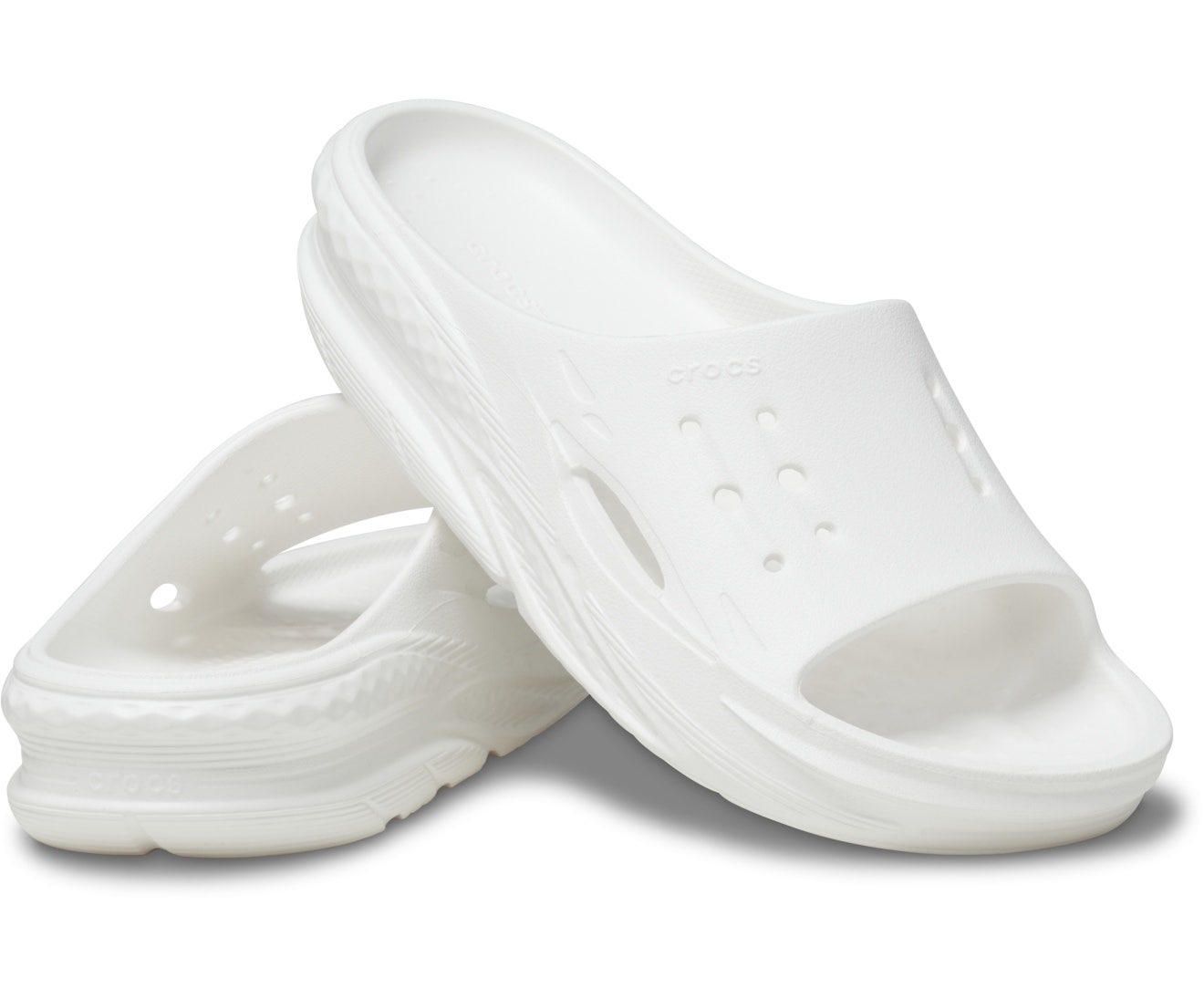 Off Grid White Unisex Slide