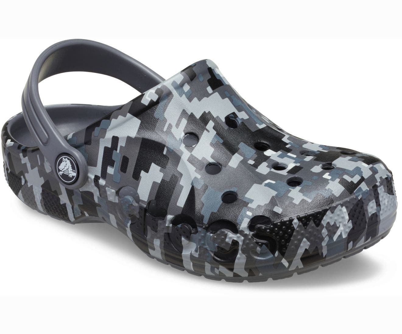 Baya Seasonal Printed Charcoal Kids Clog