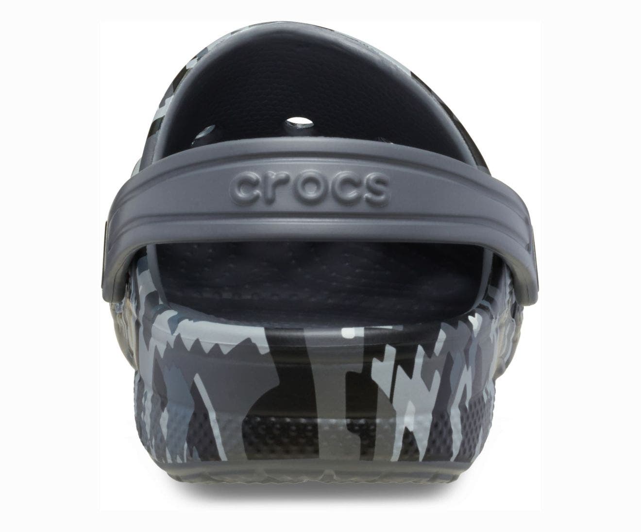 Baya Seasonal Printed Charcoal Kids Clog