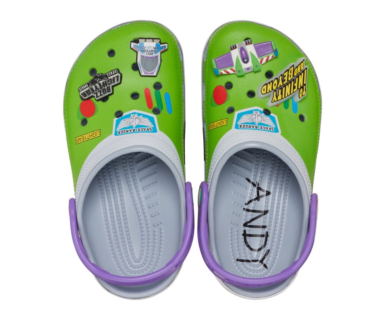 Toy Story Bizzare Classic Blue Grey Toddler Clog