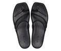 Miami Toe Loop Black Women Sandal