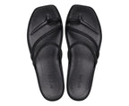 Miami Toe Loop Black Women Sandal