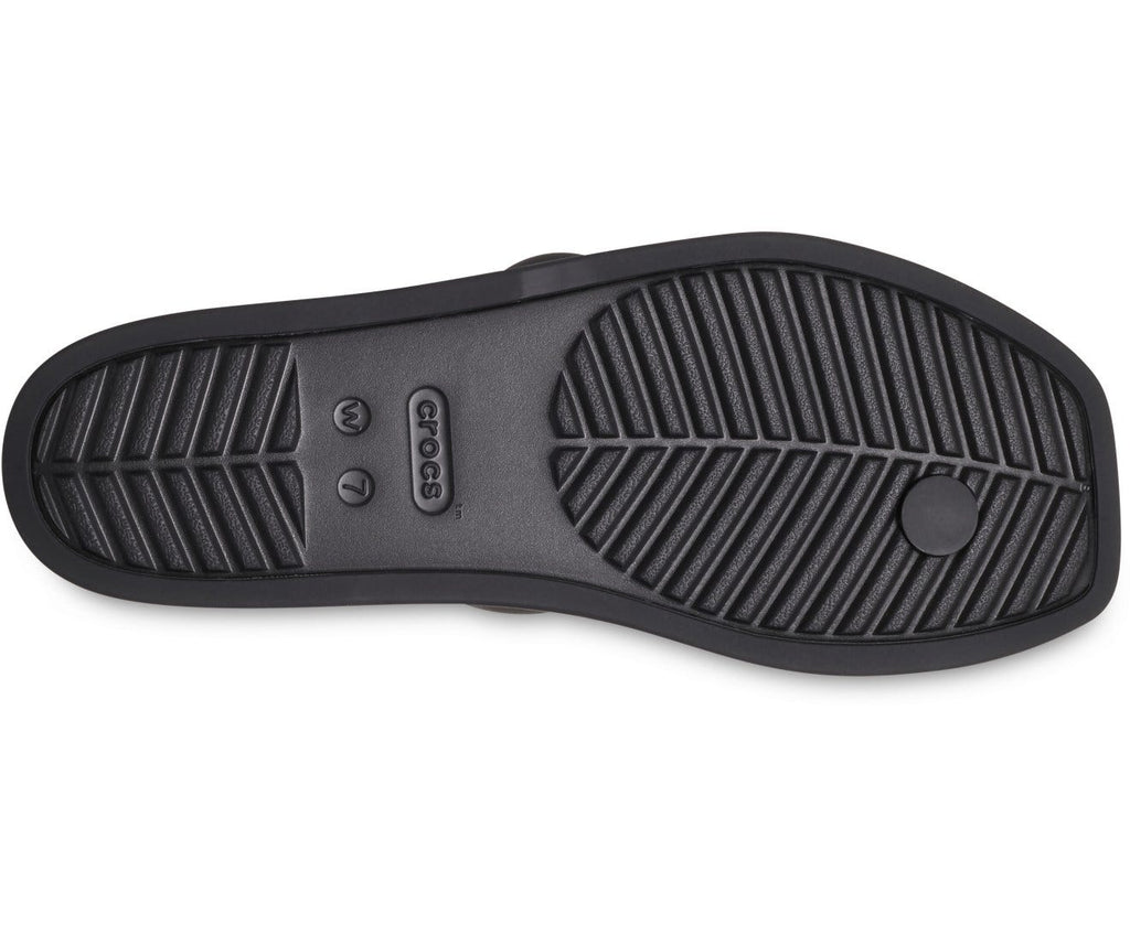 Miami Toe Loop Black Women Sandal