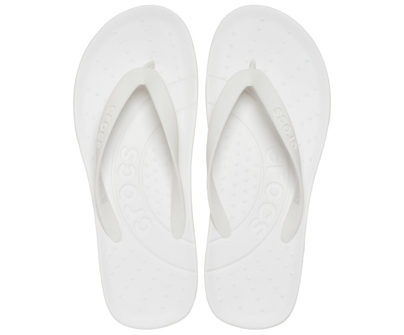 Crocs White Unisex Flip