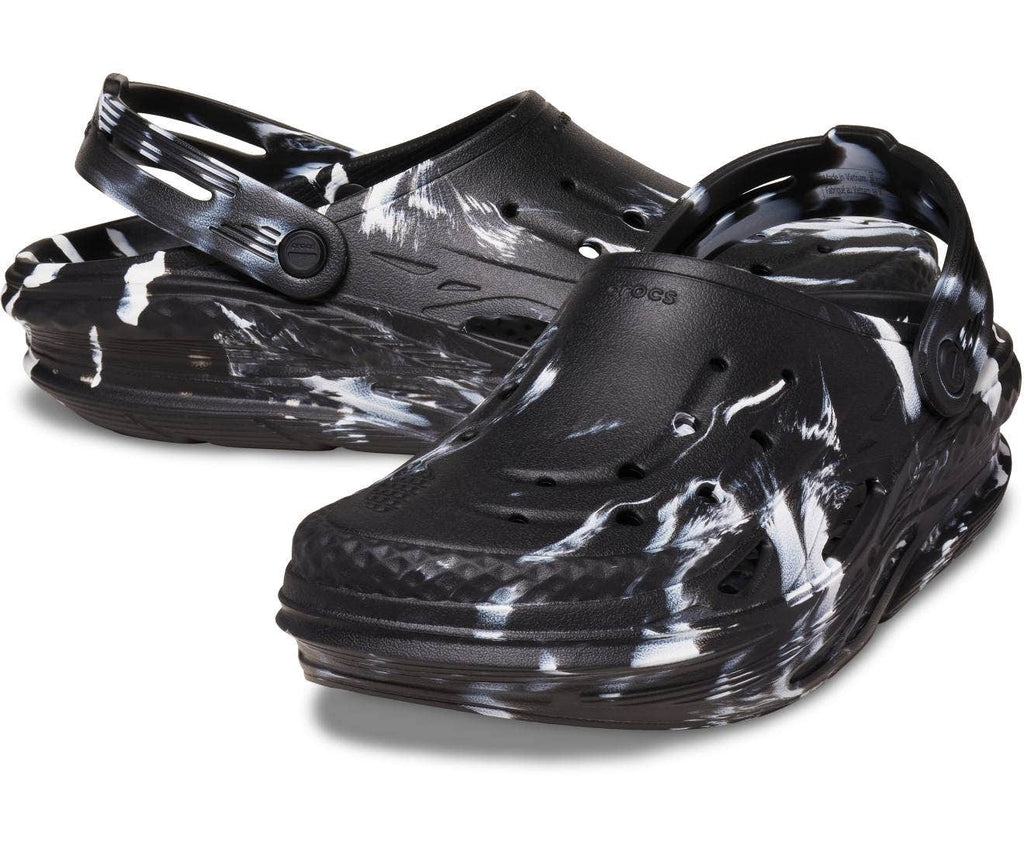 Off Grid Marbled Black/White Unisex Clog