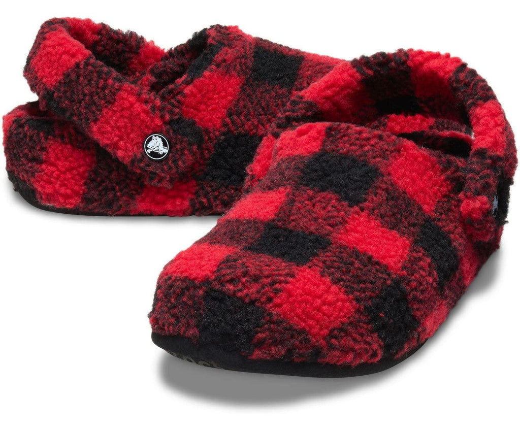 Classic Buff Check Cozzzy Varsity Red/Black Unisex Slipper