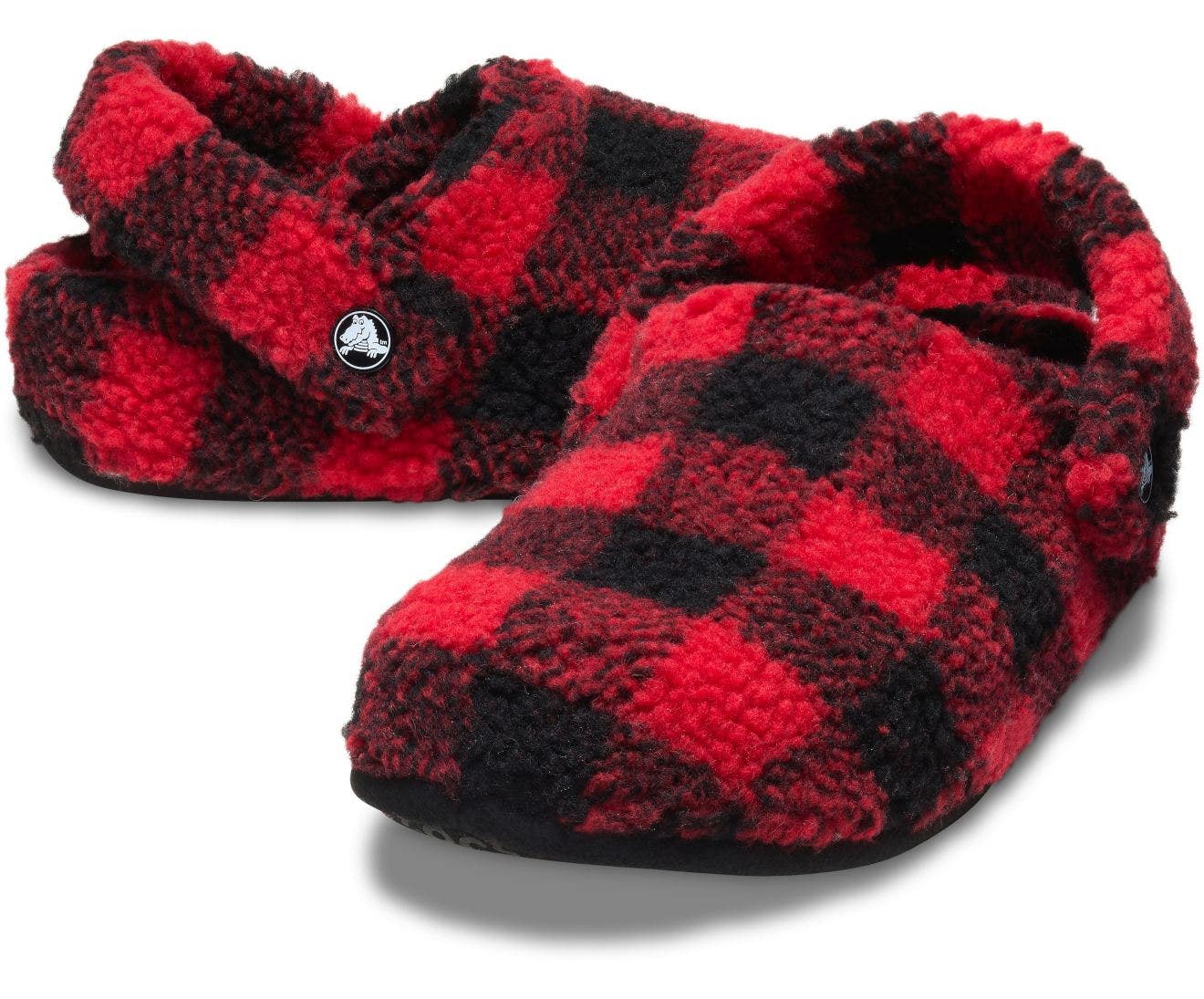 Classic Buff Check Cozzzy Varsity Red/Black Unisex Slipper
