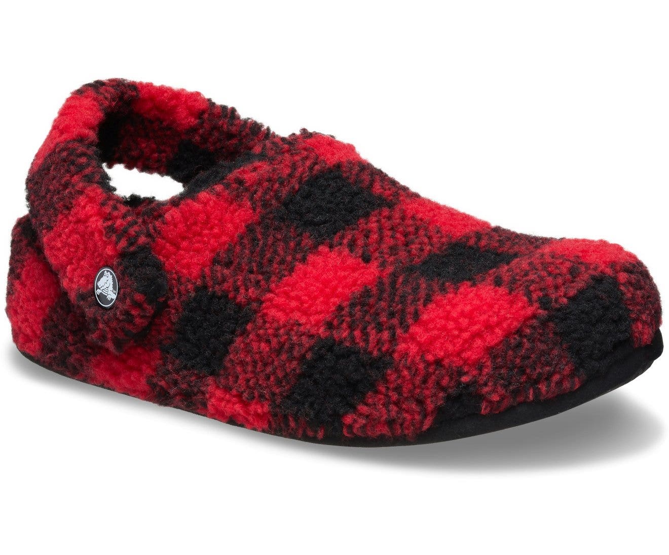 Classic Buff Check Cozzzy Varsity Red/Black Unisex Slipper
