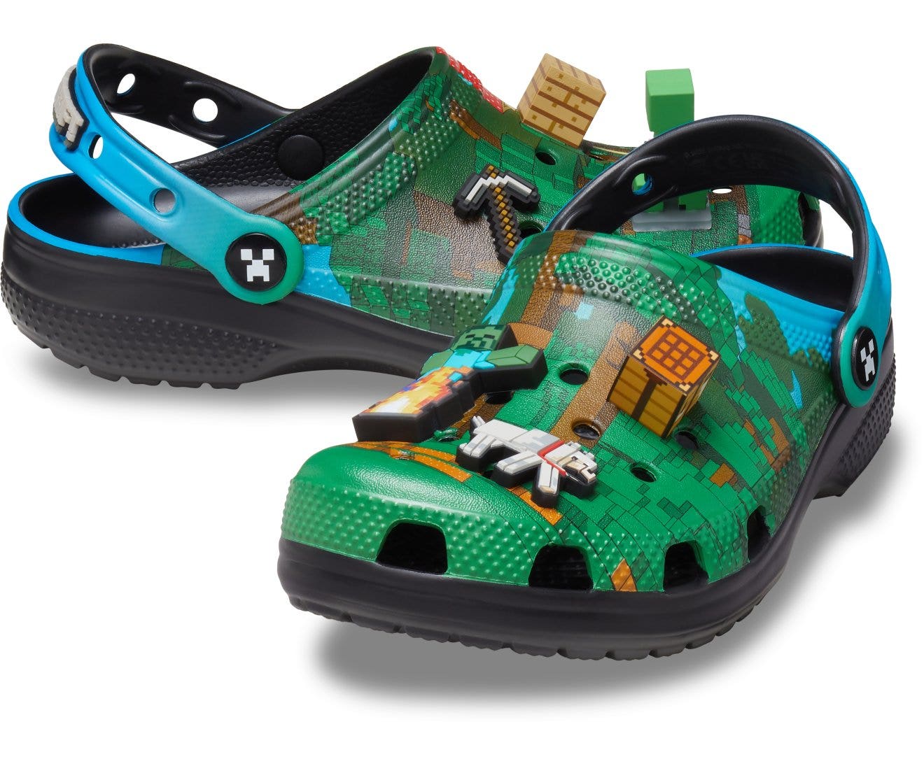 Minecraft Classic Multi Kids Clog