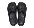 Classic Cross Strap Black Women Slide