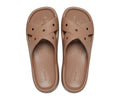 Classic Cross Strap Milk Chocolate Women Slide
