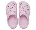 Classic Floral Cut Out Pink Milk Unisex Clog