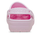 Classic Floral Cut Out Pink Milk Unisex Clog