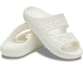 Classic Floral Cutout Chalk Unisex Sandal
