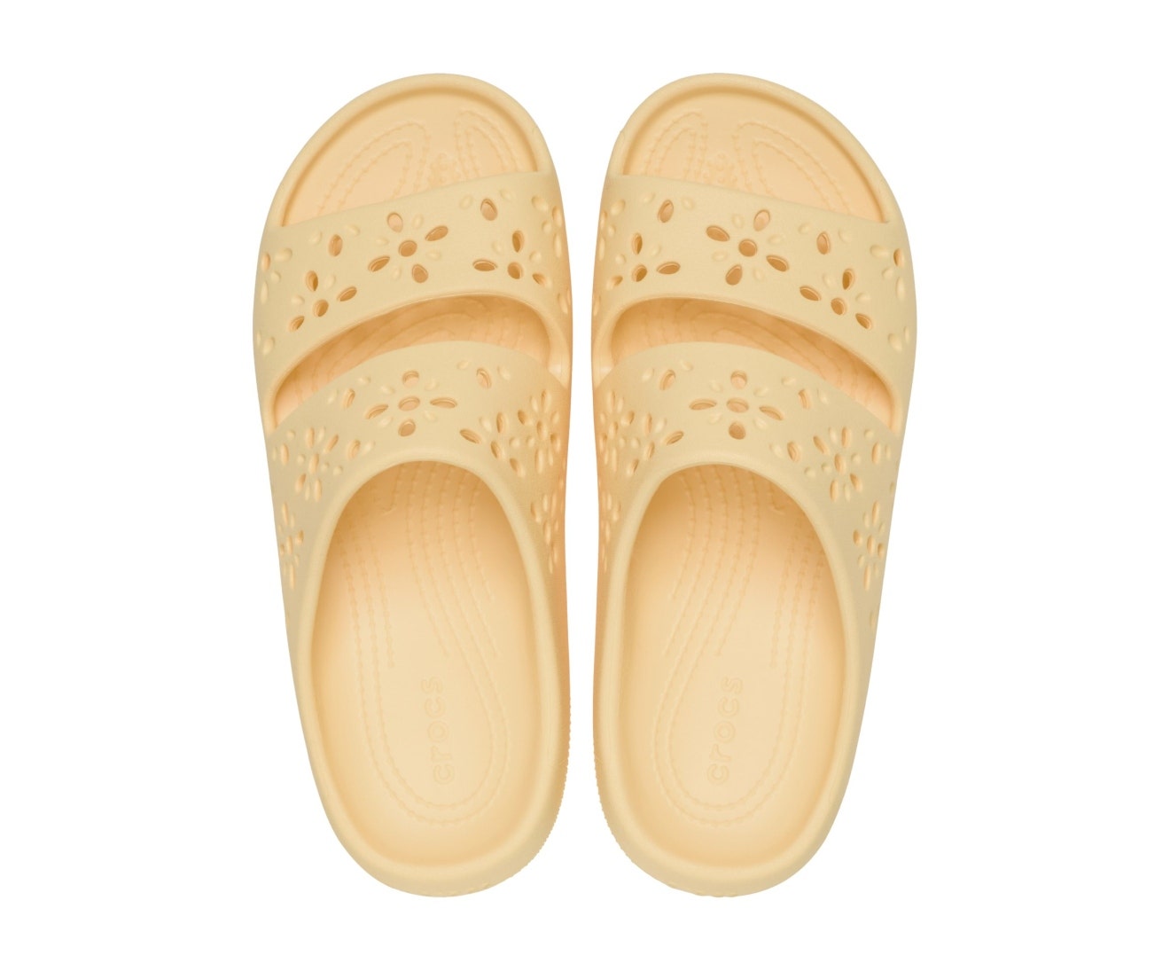 Classic Floral Cutout Golden Hour Unisex Sandal