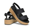 Brooklyn Cork Low Black/Black Women Sandal