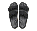 Brooklyn Cork Buckle Black Women Sandal