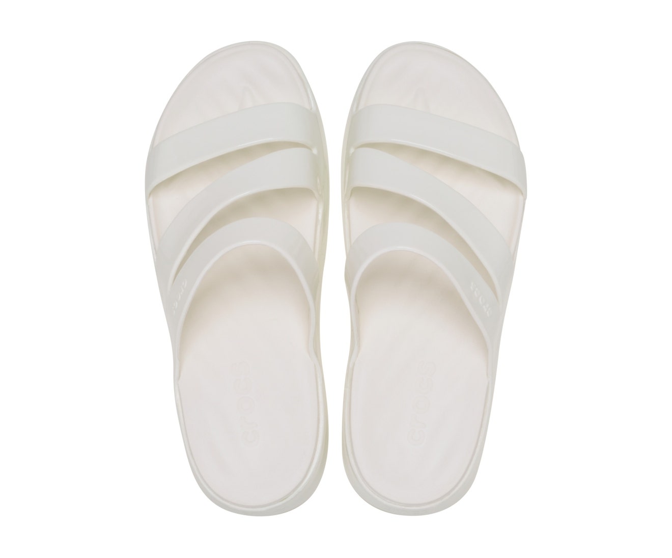 Getaway Patent Strappy Chalk Women Flip