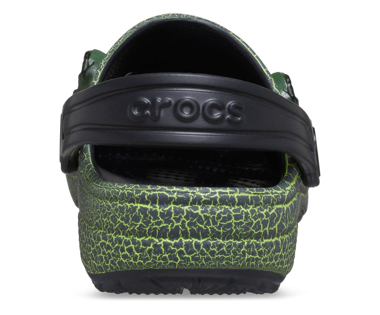 Classic IAM Scary Dino Black Toddler Clog