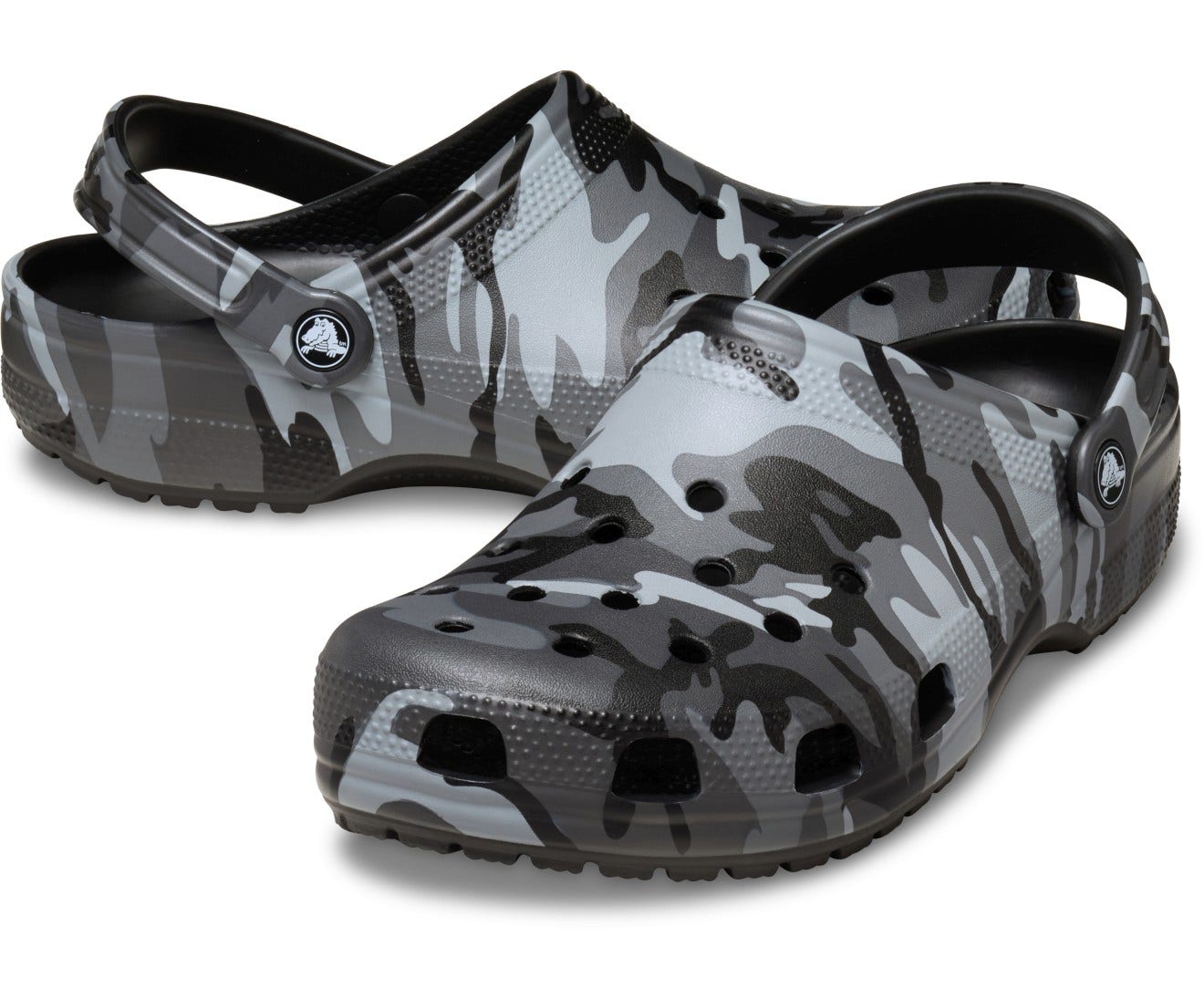 Classic Camouflage Unisex Black/Slate Grey Clog