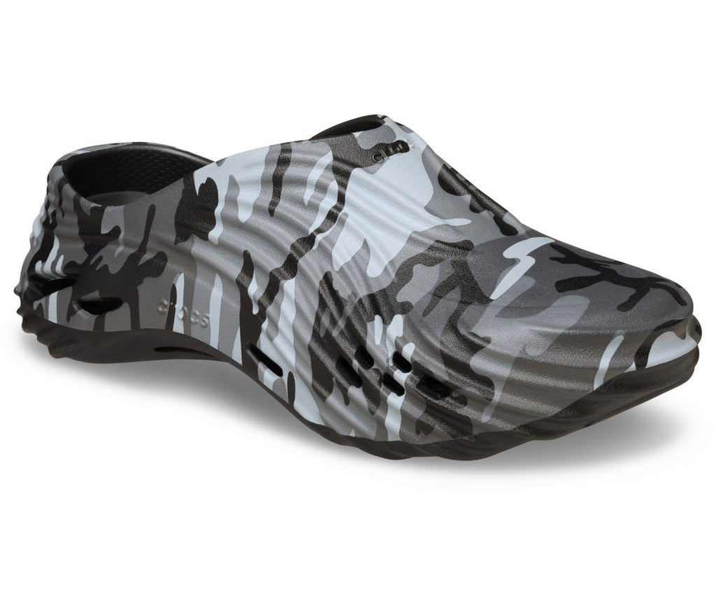Echo Camo Wave Black/Slate Grey Unisex Clog