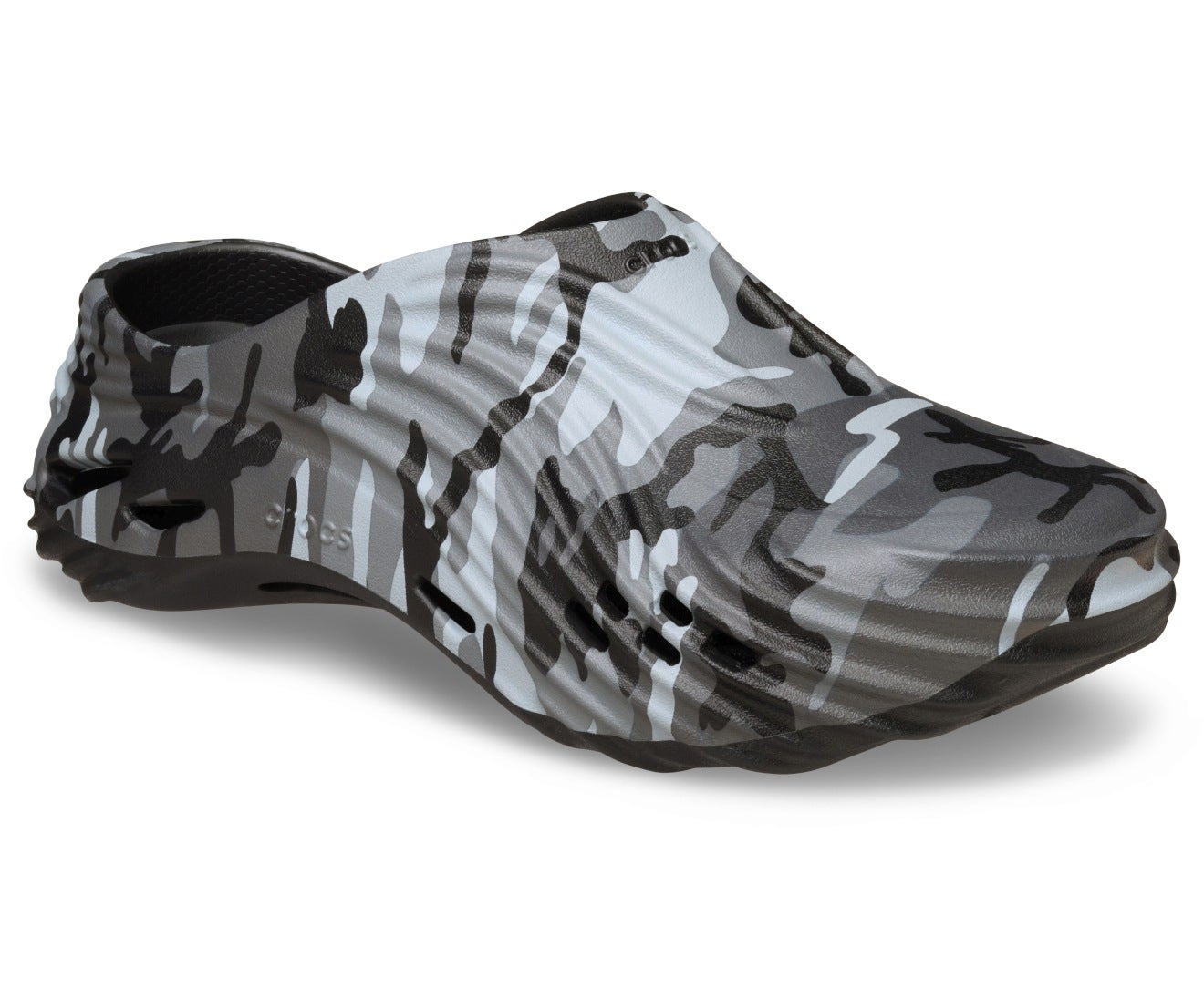 Echo Camo Wave Black/Slate Grey Unisex Clog