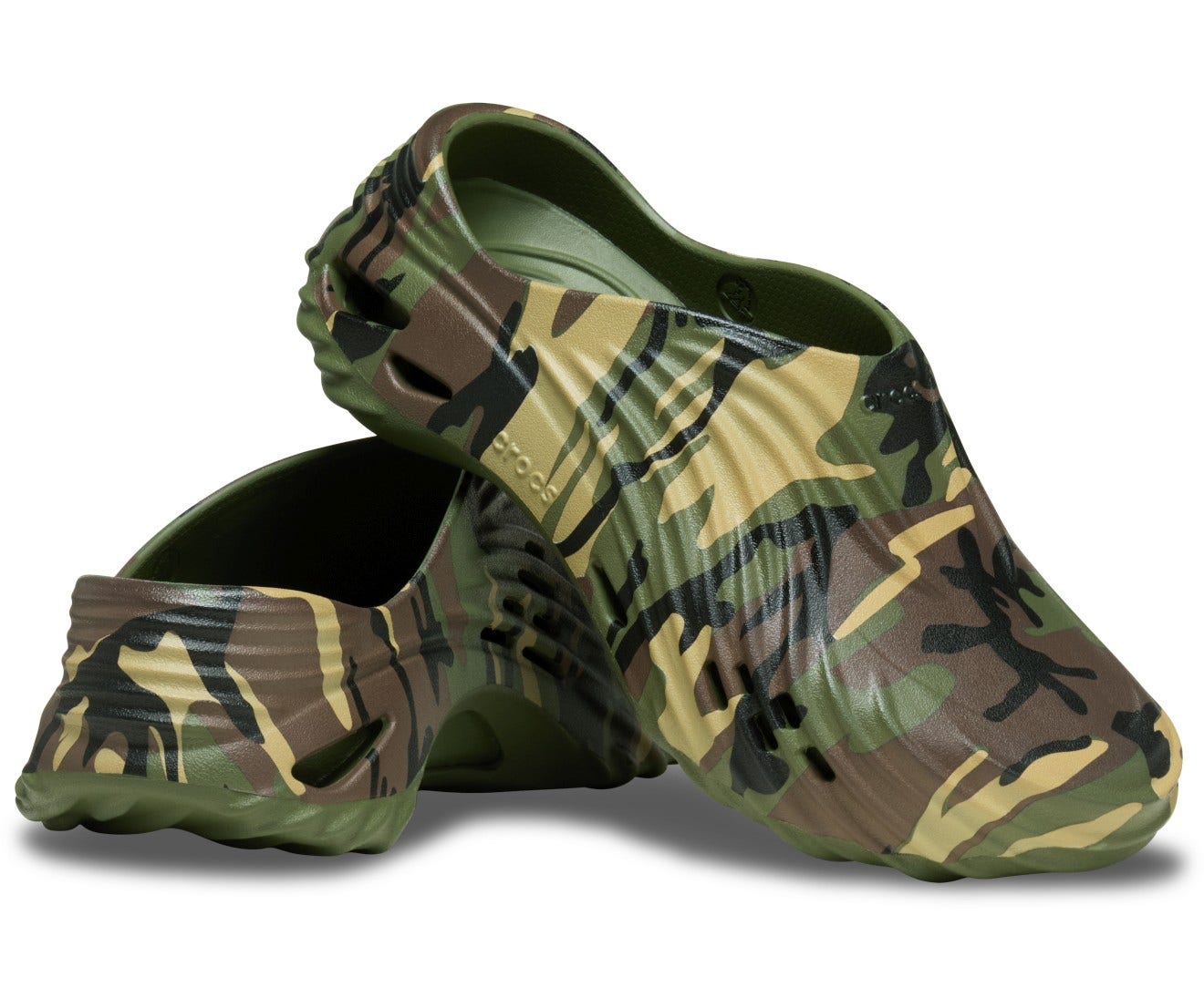 Echo Camo Wave Army Green/Multi Unisex Clog