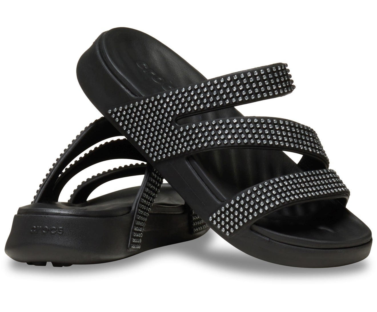 Getaway Gems Strappy Women Black Sandal