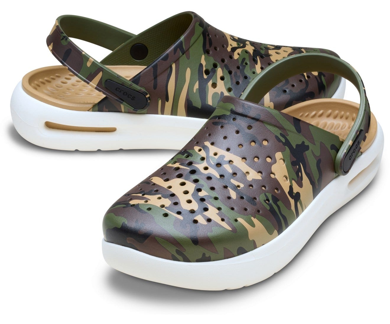 InMotion Camouflage Army Green/Multi Unisex Clog