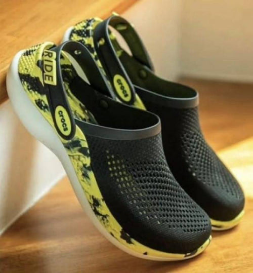 Croc Literide 360 Marbled Black Yellow