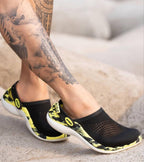 Croc Literide 360 Marbled Black Yellow
