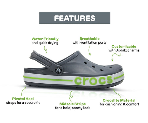 Bayaband White/Navy Unisex Clog